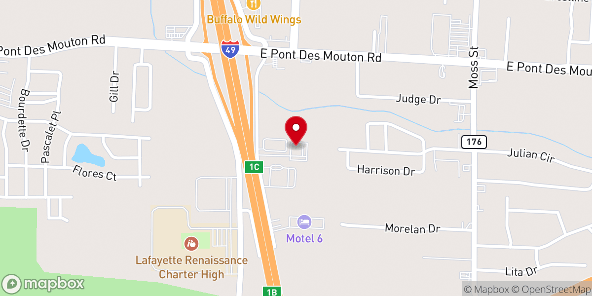 Map showing location of Living Life Church