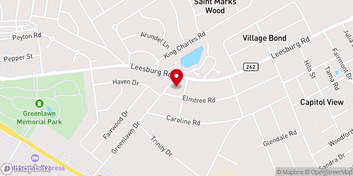 Map showing location of Reach Church of Columbia llc