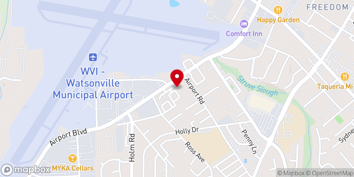 Map showing location of Freedom Community Church