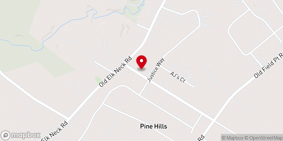 Map showing location of Wesley Church of Elkton