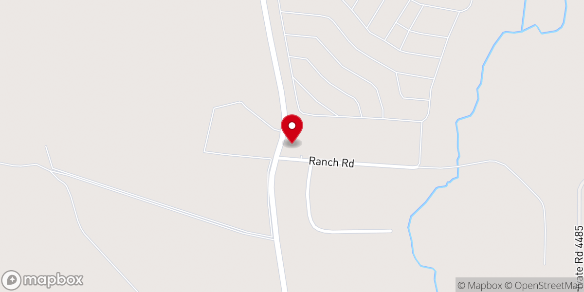 Map showing location of St Thomas More Catholic Church