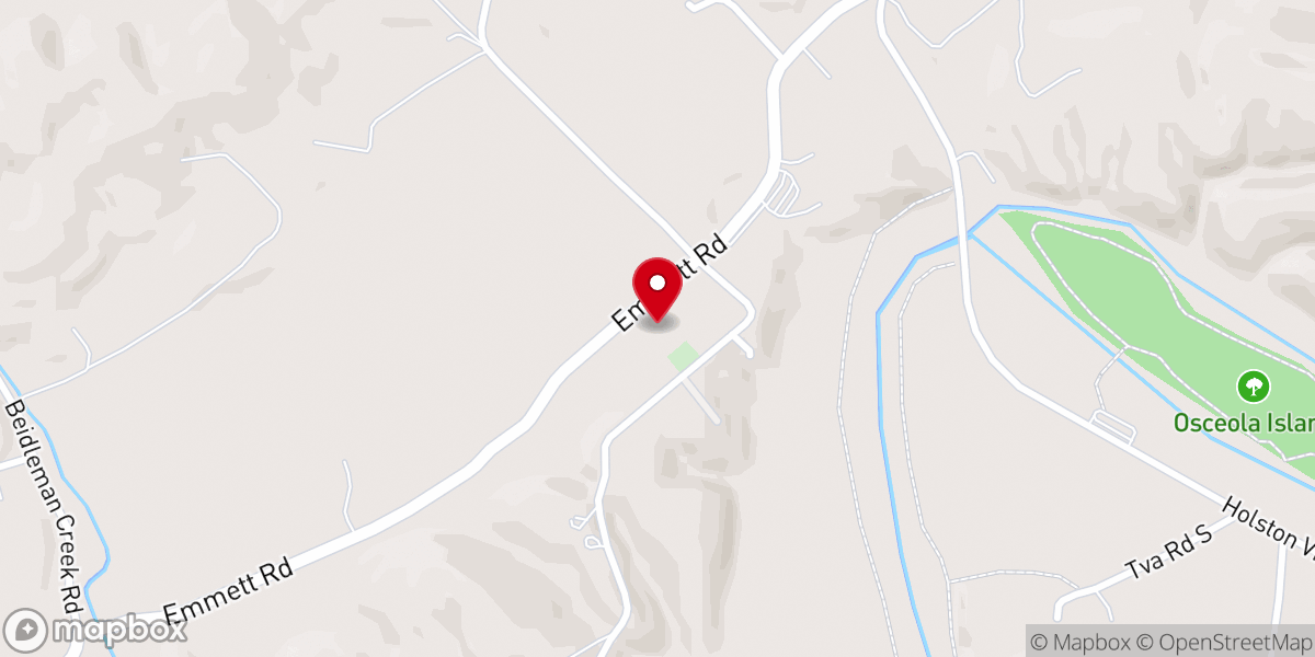Map showing location of Beidleman Church