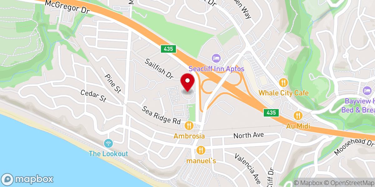 Map showing location of The Episcopal Church of St. John