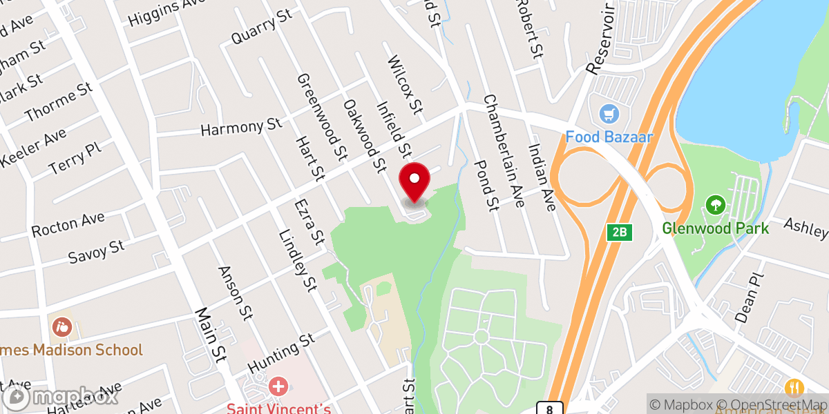 Map showing location of St Mary's Ukrainian Church