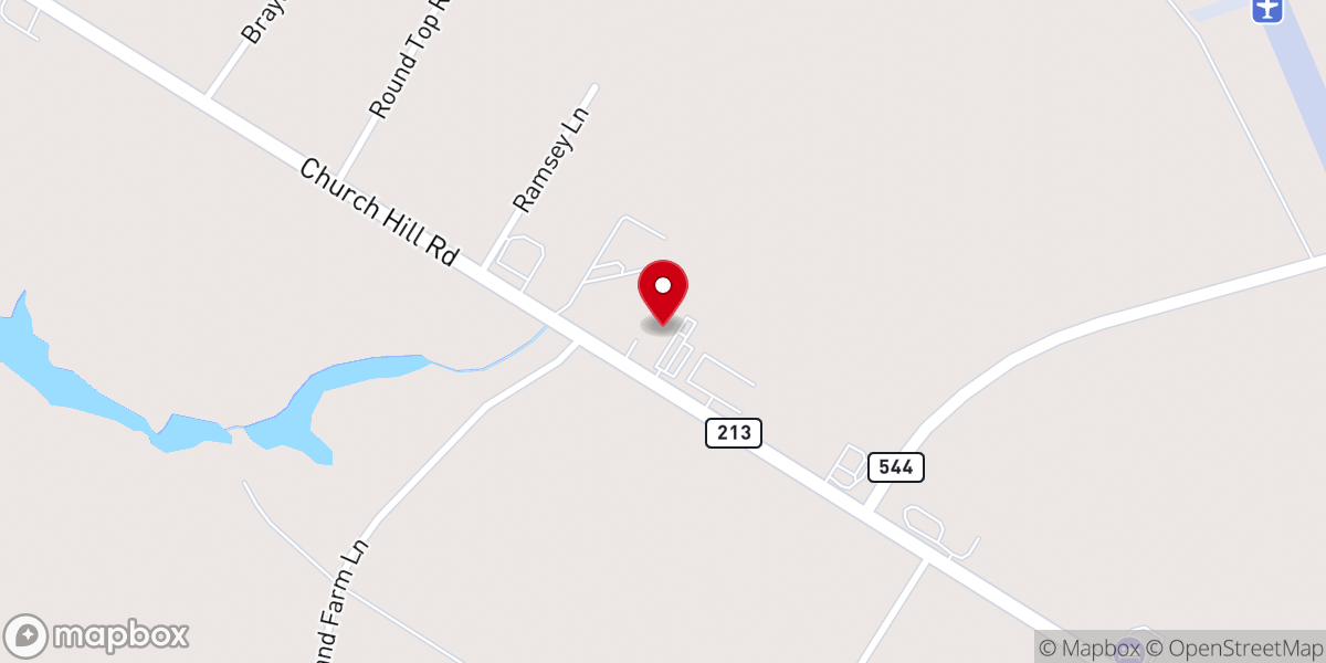 Map showing location of Chestertown Furniture Center