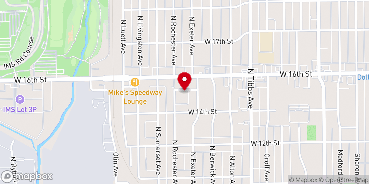 Map showing location of St. Raphael Eritrean Orthodox Tewahdo Church
