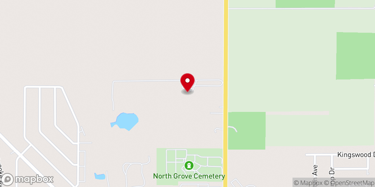 Map showing location of Abounding Grace Ministries