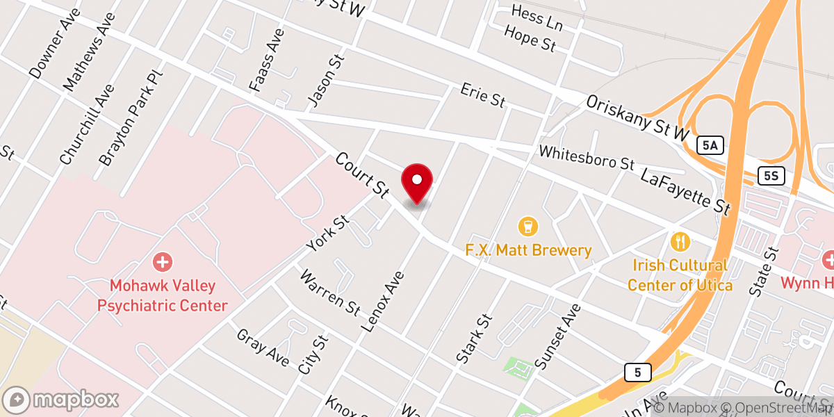 Map showing location of METROPOLITAN MISSIONARY BAPTIST CHURCH