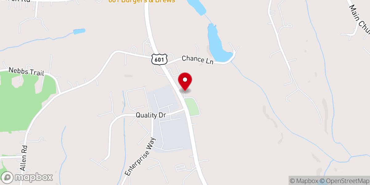 Map showing location of Union Chapel United Methodist Church