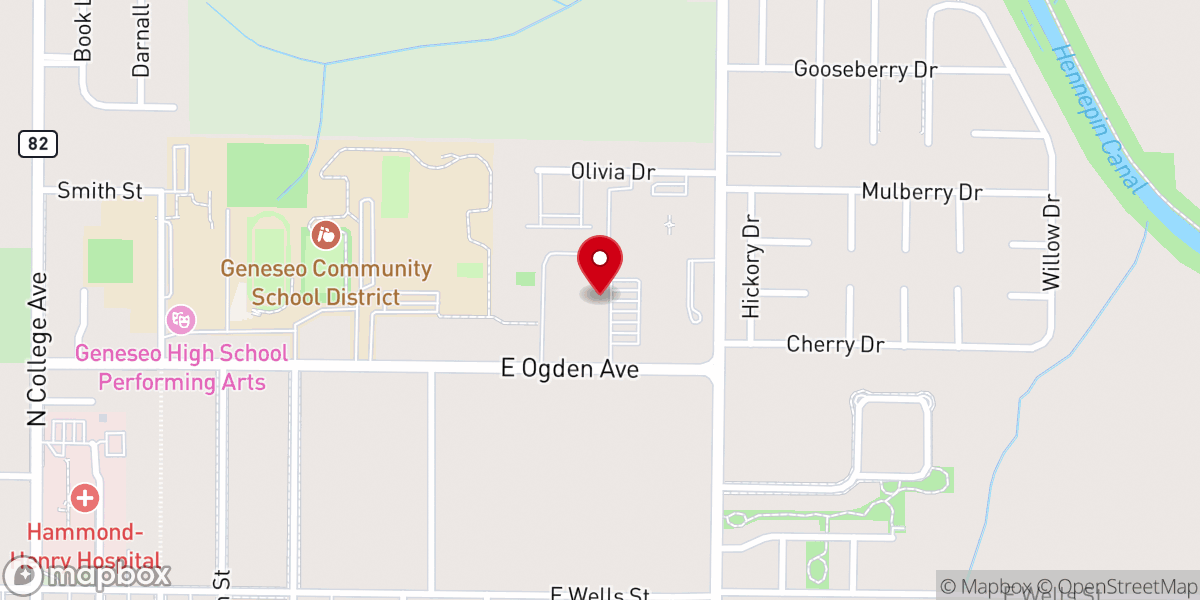 Map showing location of St Malachy's Catholic School