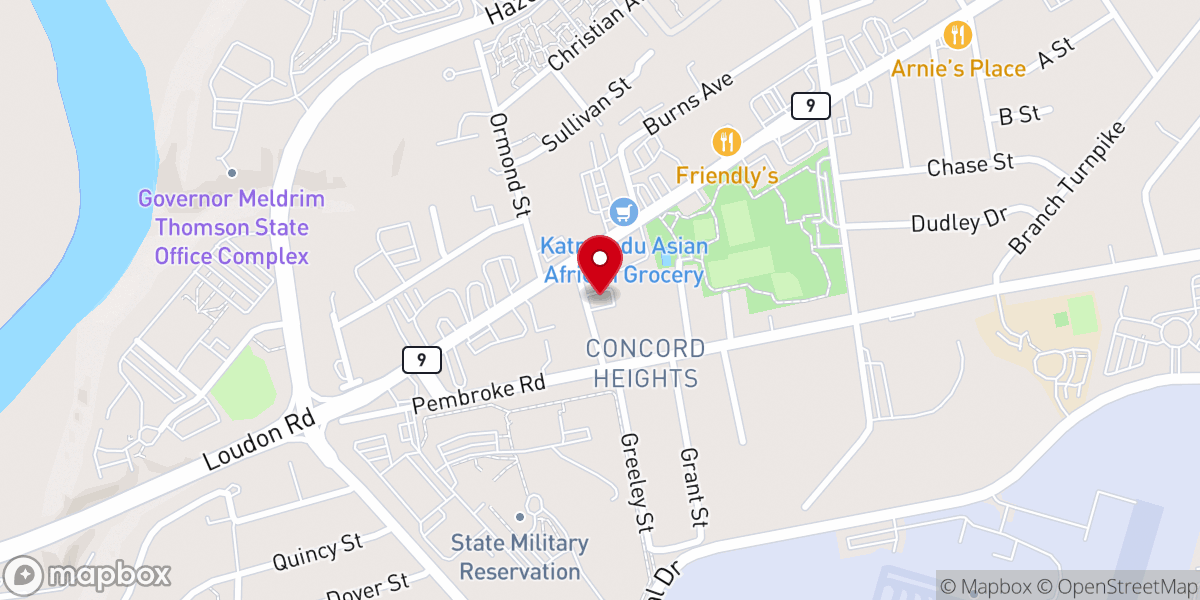 Map showing location of Immanuel Community Church