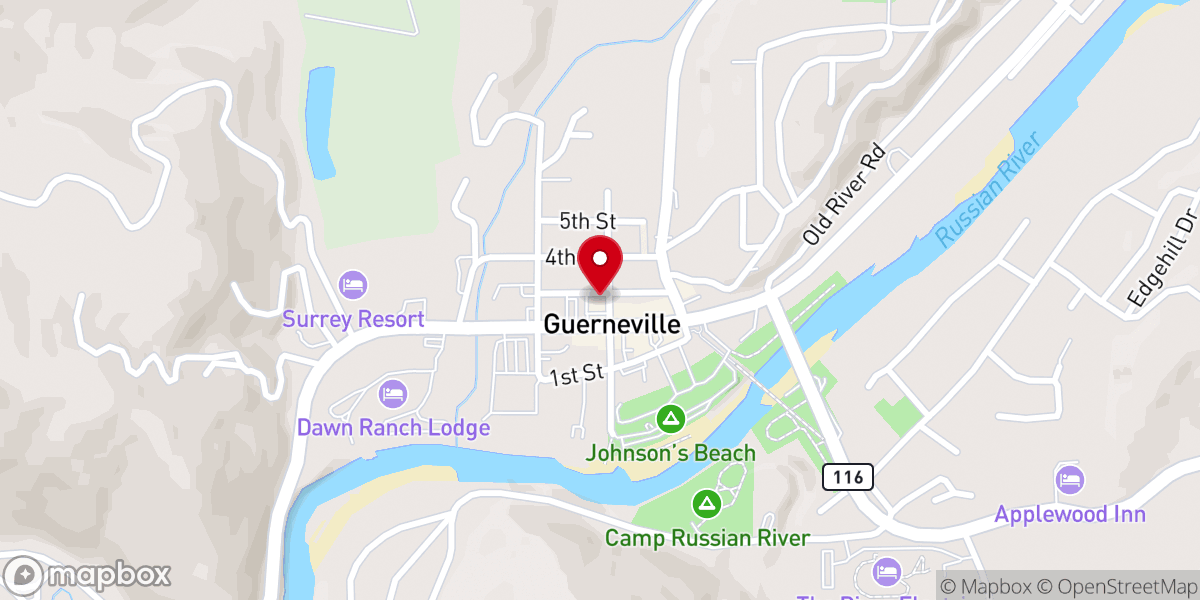Map showing location of Mill Street Thrift