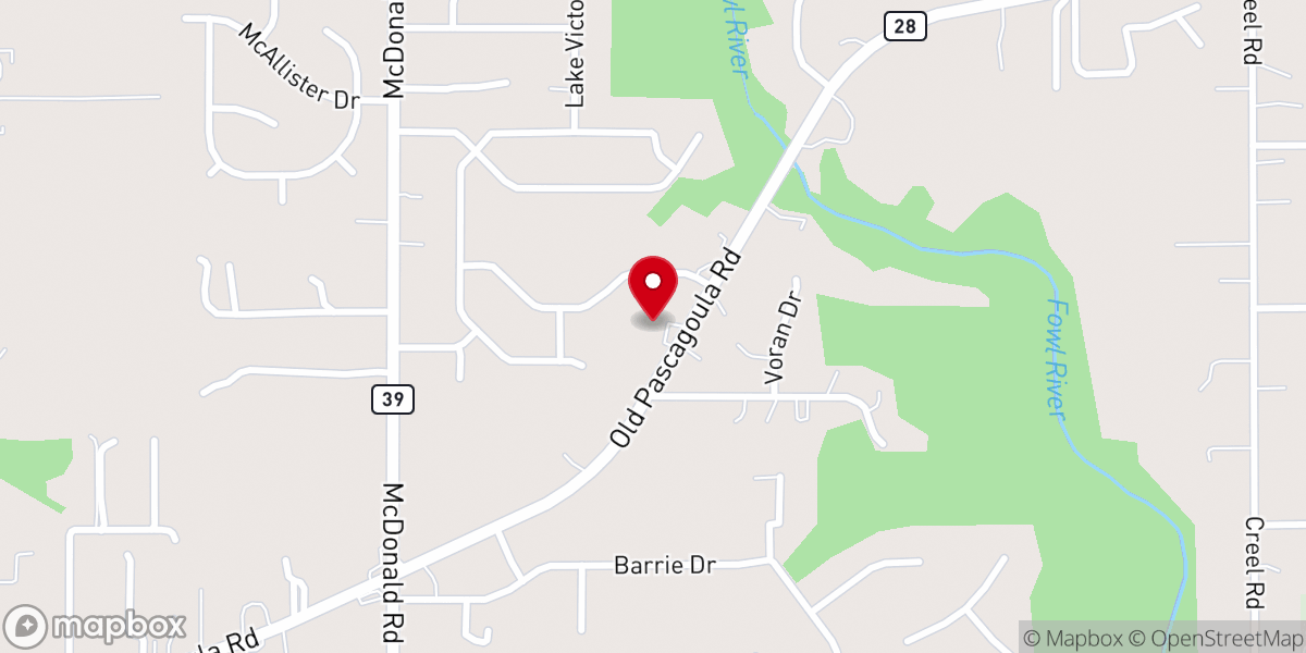 Map showing location of Cedar Grove Church