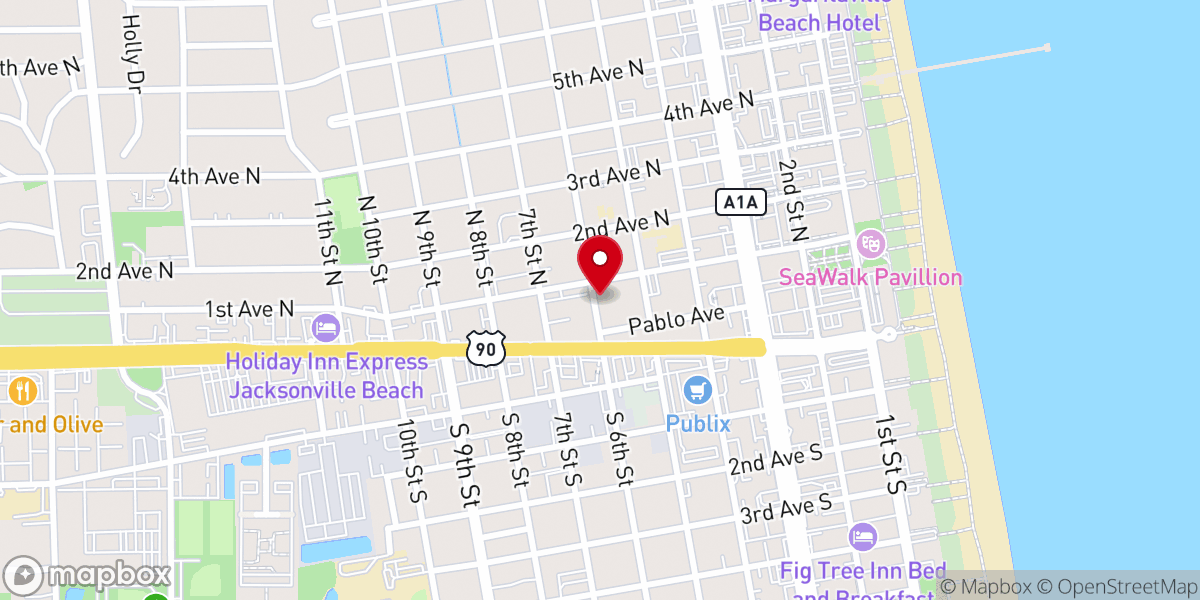 Map showing location of St Paul's Early Learning Center