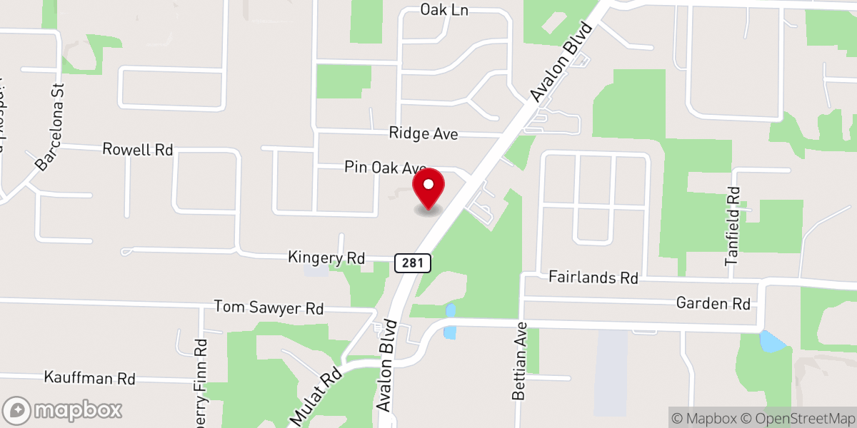 Map showing location of Deliverance Tabernacle Christian Center