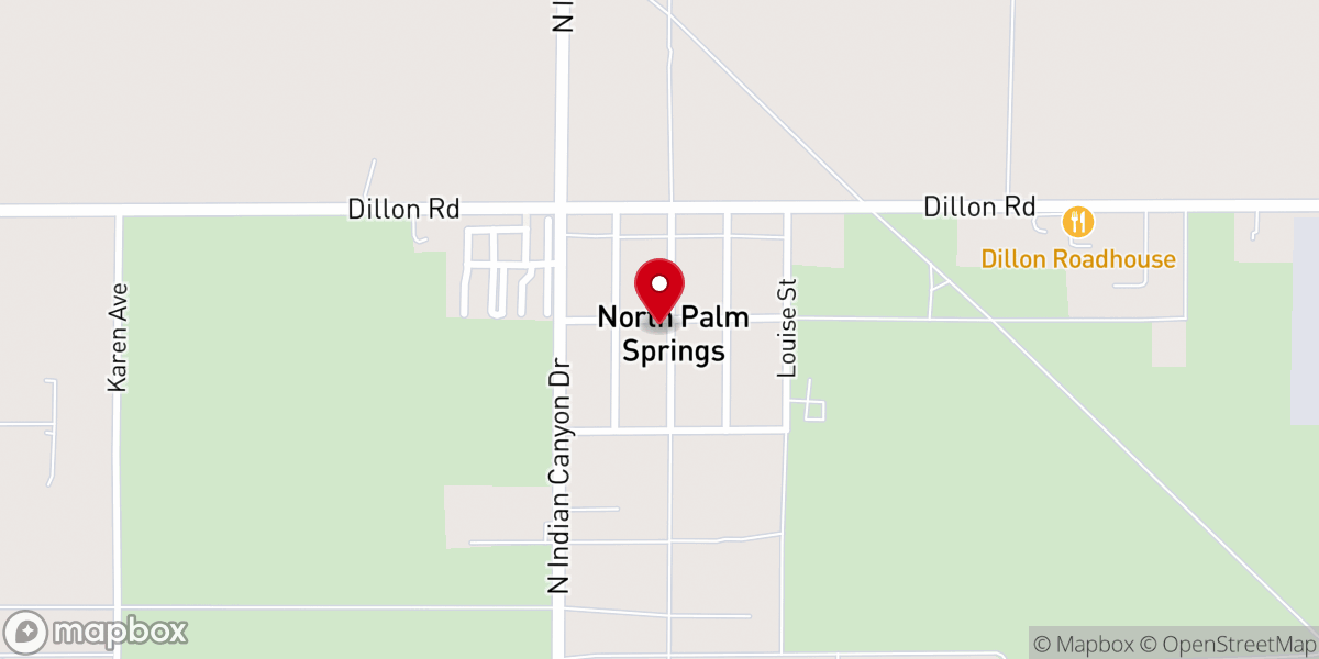 Map showing location of Iglesia de Jesucristo “Templo Sion”