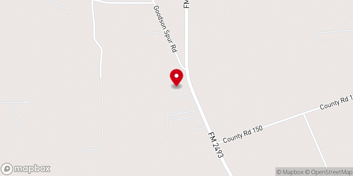 Map showing location of SERVPRO of Tyler and Palestine