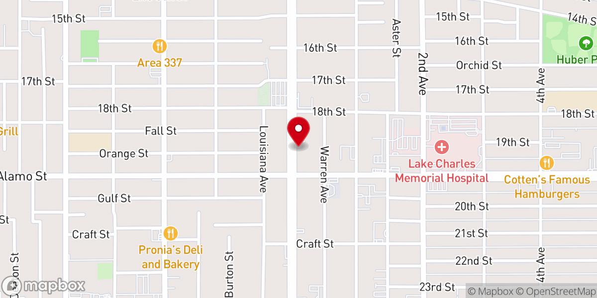 Map showing location of Church Of Christ