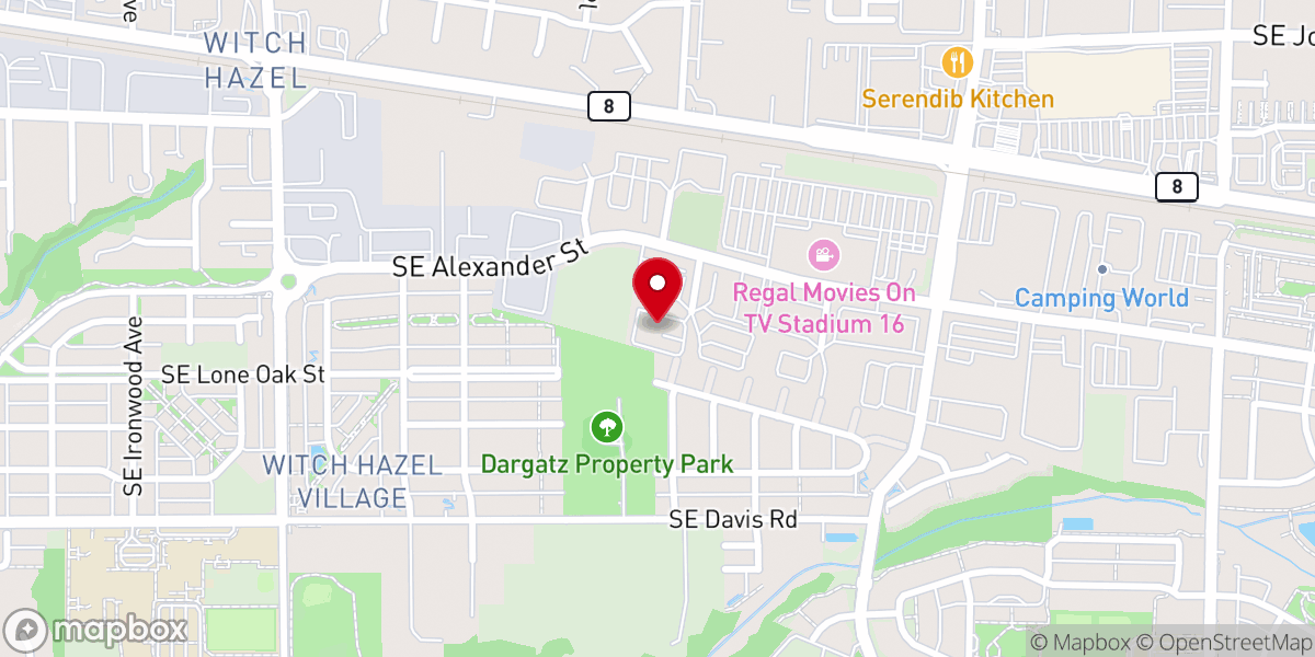 Map showing location of Crosspoint Seventh-day Adventist Church