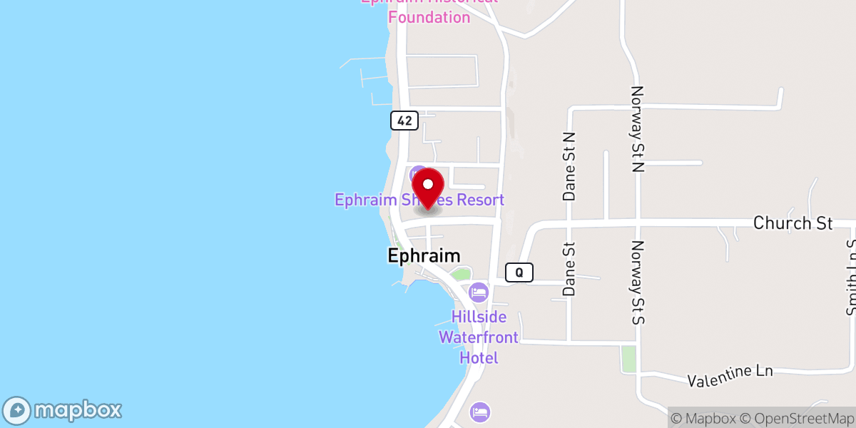 Map showing location of Pearl Wine Cottage