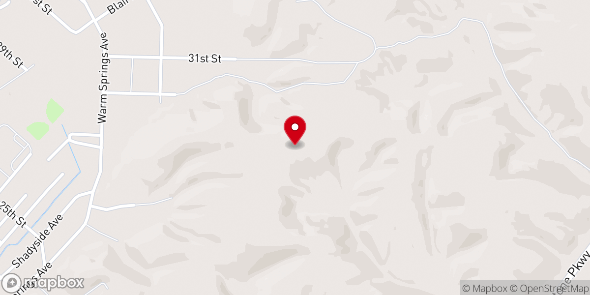 Map showing location of Peace Chapel