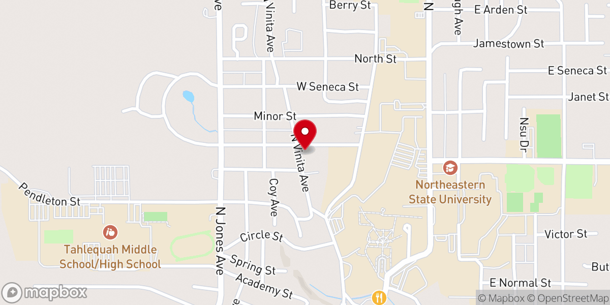 Map showing location of St Basil's Episcopal Church