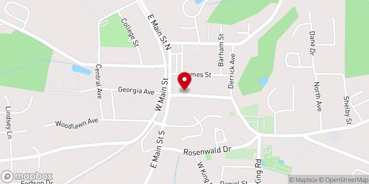 Map showing location of Southside Christian Fellowship