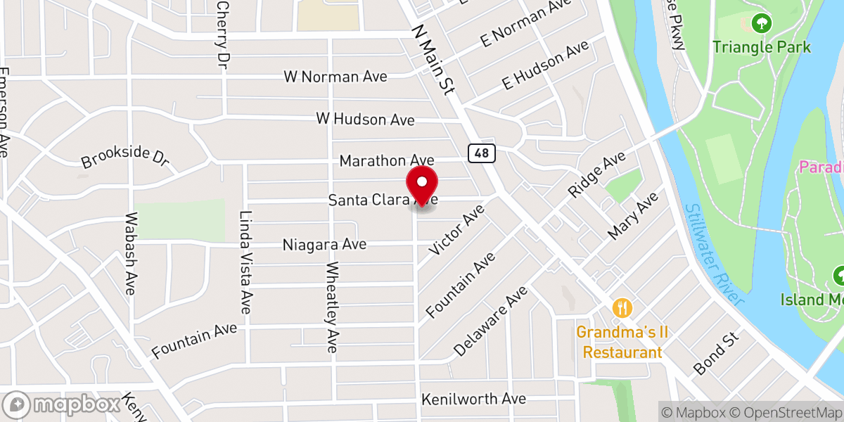 Map showing location of Santa Clara Apostolic Temple