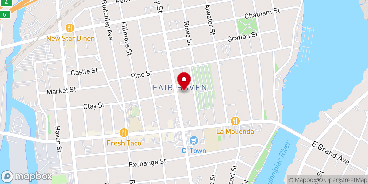 Map showing location of Fundacion Juntos Construiremos