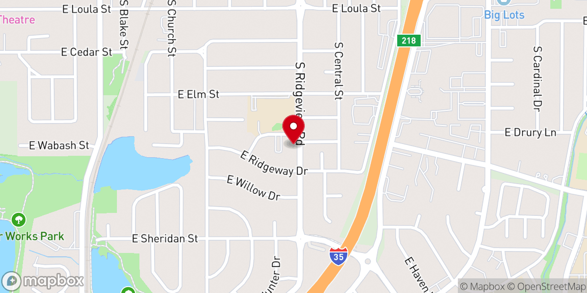 Map showing location of Redemption Church