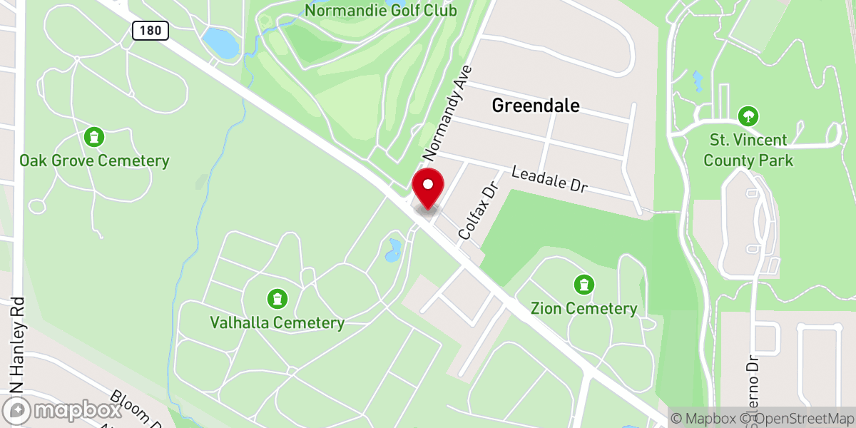 Map showing location of Iglesia El Redentor