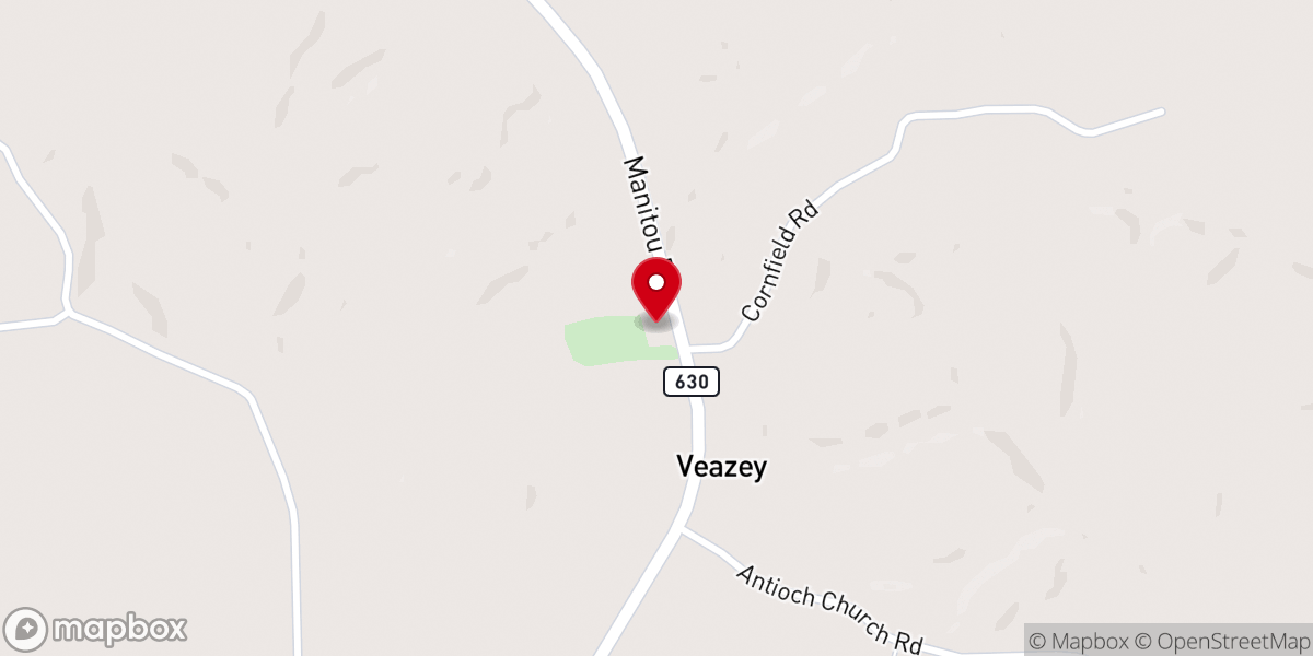 Map showing location of Oakley Home Church