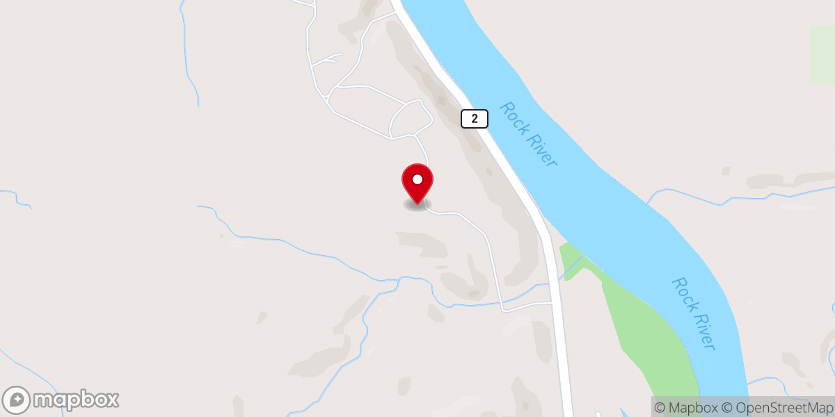 Map showing location of Stronghold Camp & Retreat Center