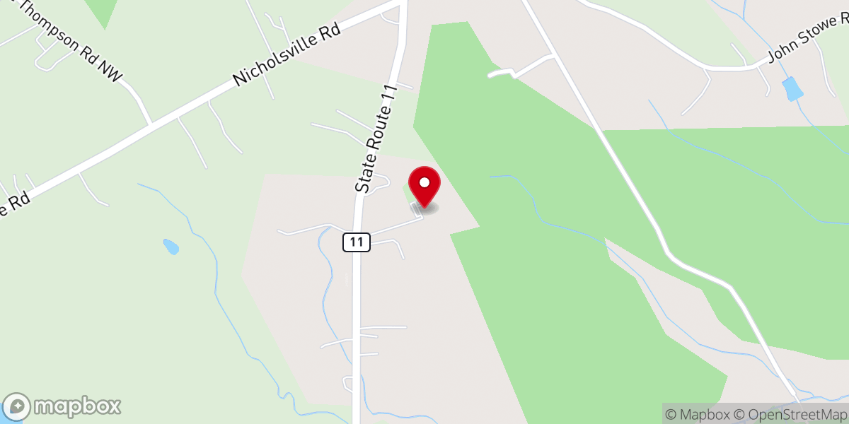 Map showing location of Spring Hill AME Zion Church