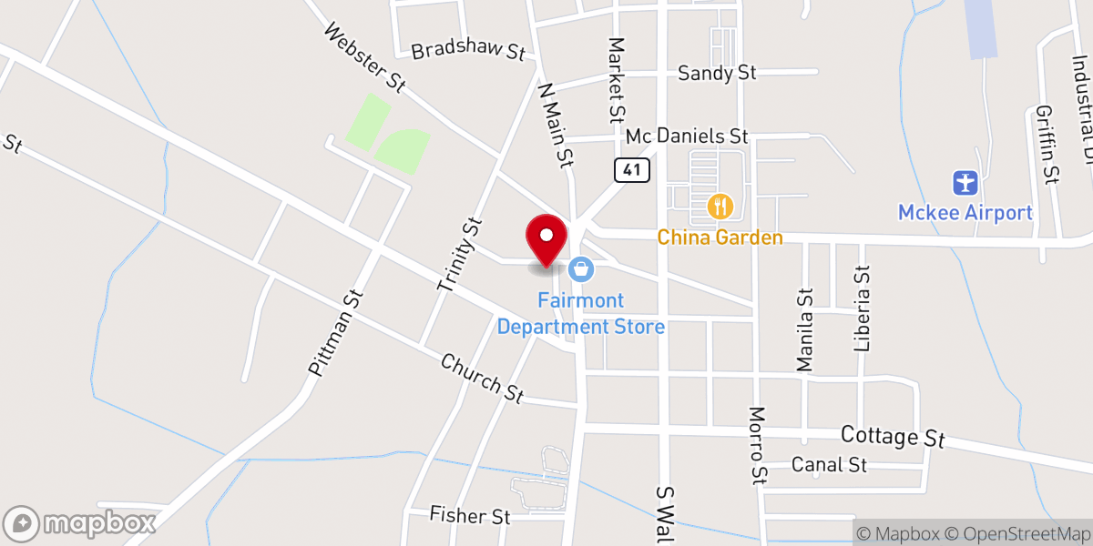 Map showing location of Truth Tabernacle Family-Community