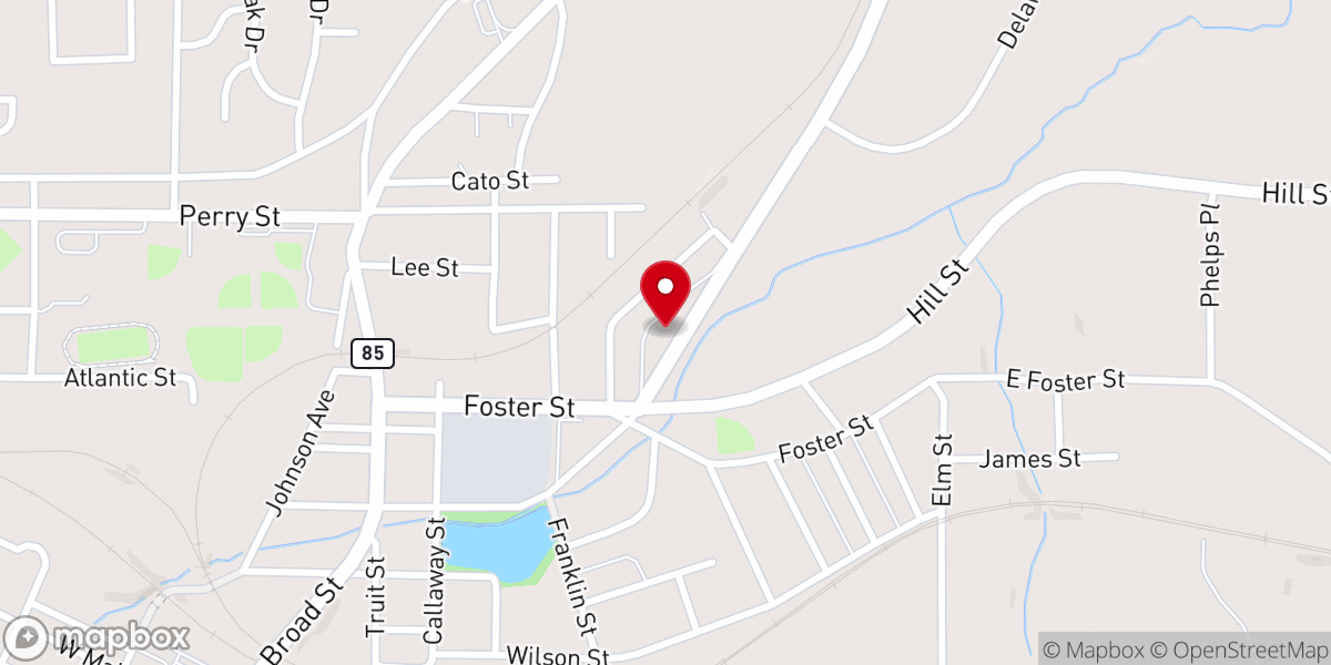 Map showing location of Victory Temple Church Of God
