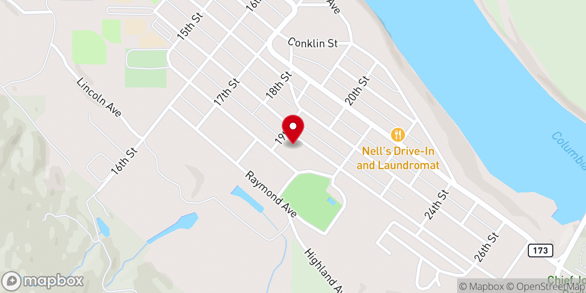 Map showing location of St. Anne Catholic Church