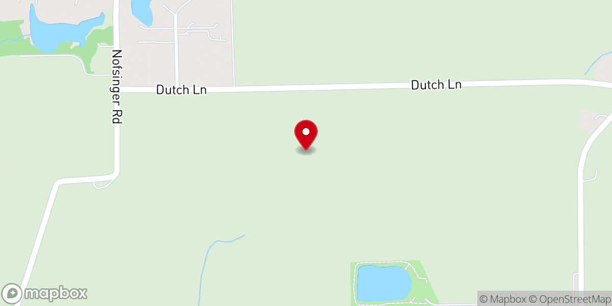 Map showing location of Bethany Community Church