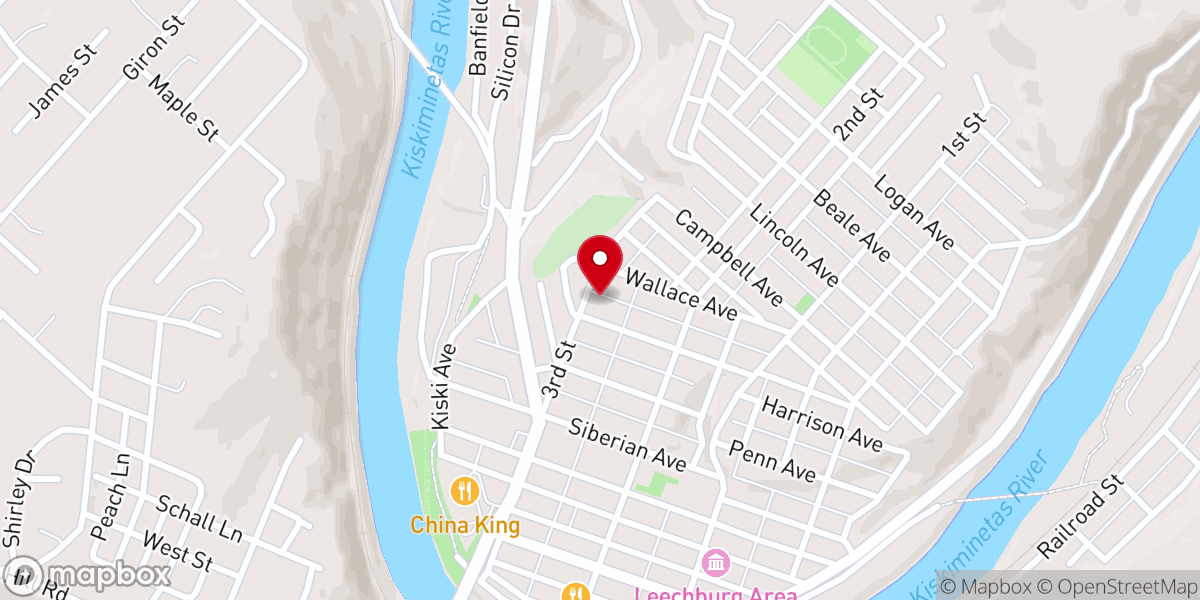 Map showing location of Holy Innocents Daycare