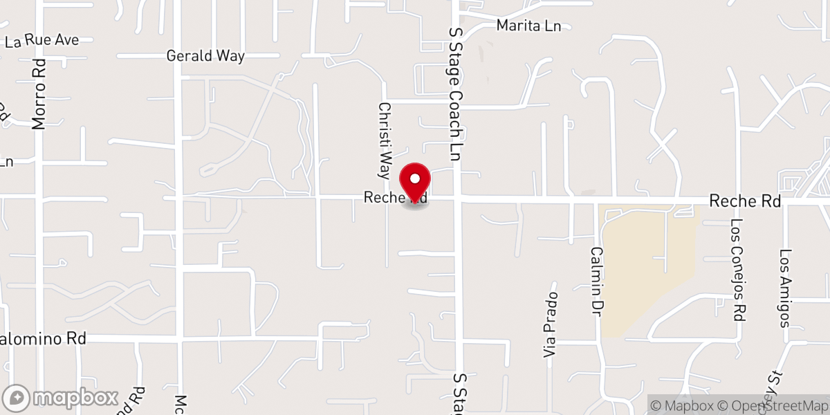 Map showing location of Crossway Community Church of Fallbrook