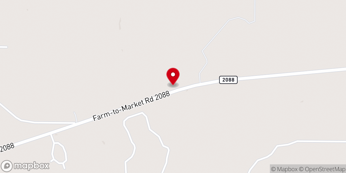 Map showing location of Fellowship Missionary Baptist Church