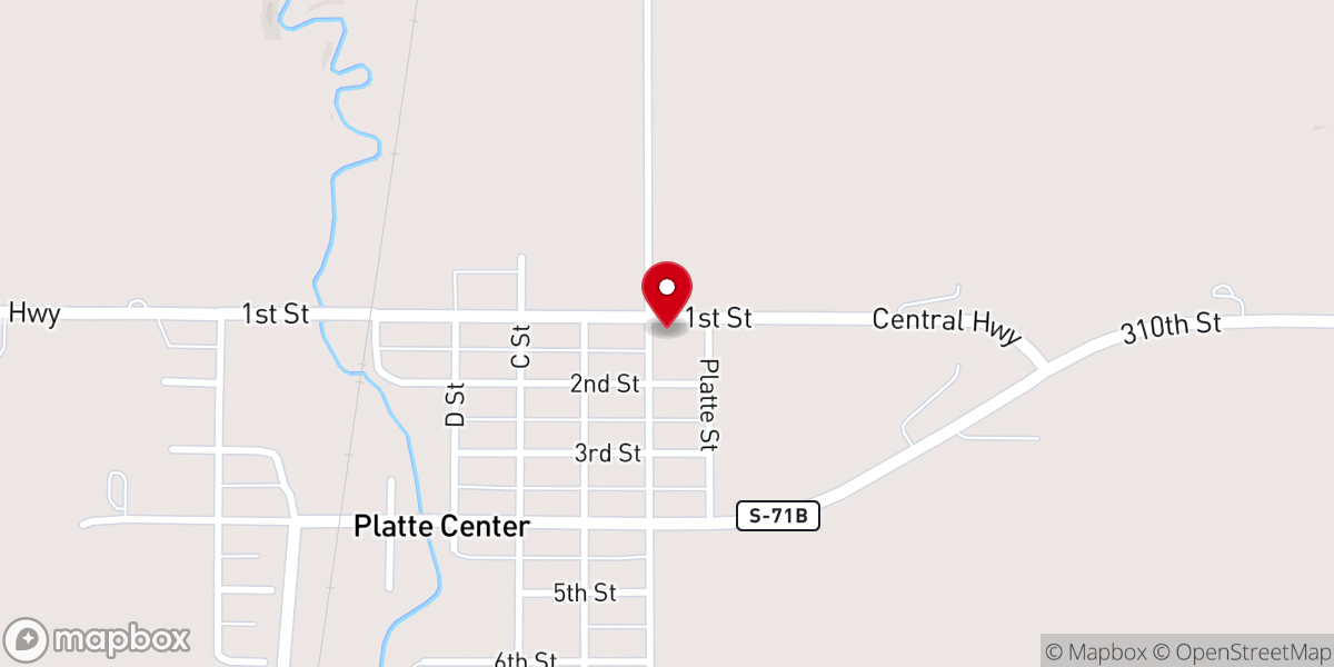 Map showing location of St Joseph Catholic Church