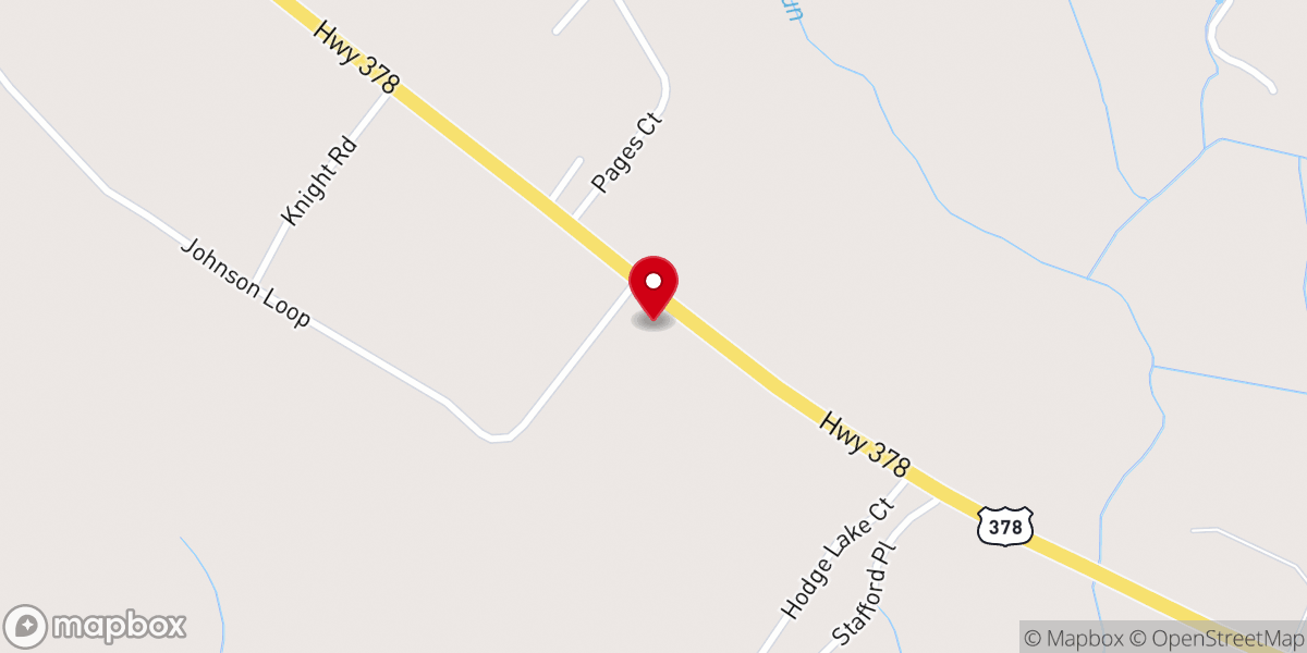 Map showing location of Daviston Church of God