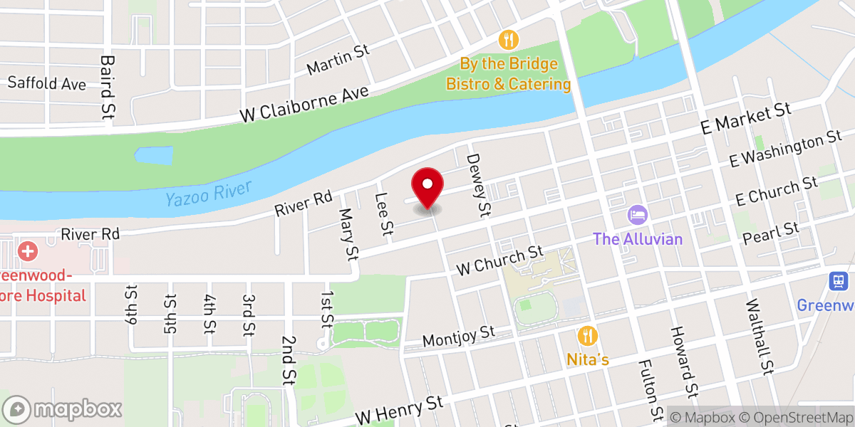 Map showing location of Living Faith Cathedral