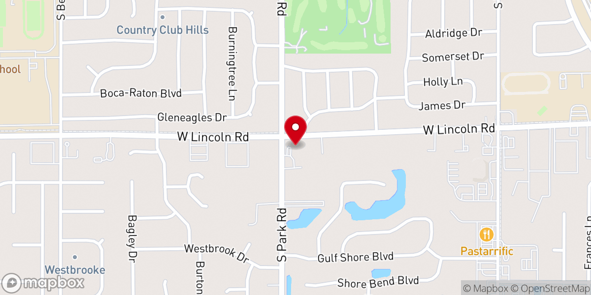 Map showing location of Grace Fellowship Kokomo