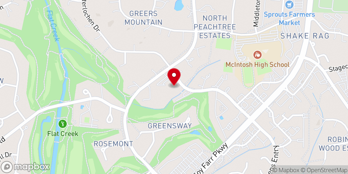 Map showing location of St. Andrew's in the Pines Episcopal Church