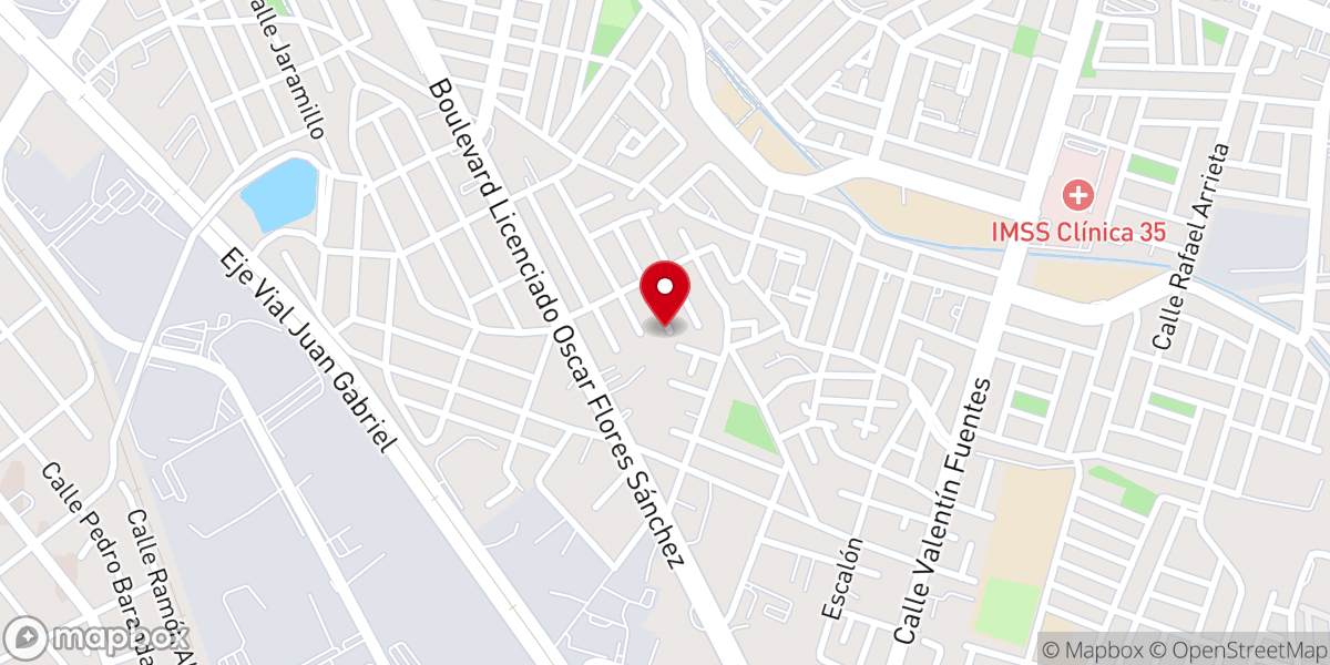 Map showing location of Iglesia Monte Moriah, Asambleas de Dios