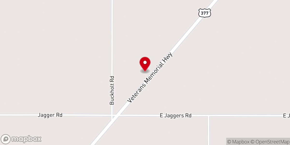Map showing location of Johnston Marshall Baptist Association