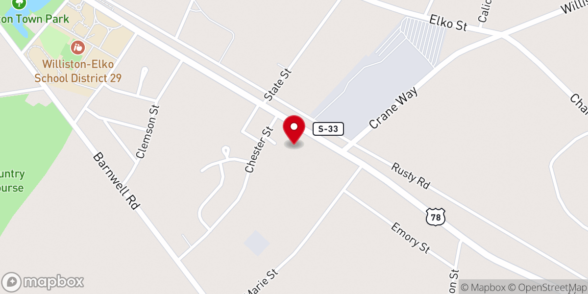 Map showing location of Remnant Outreach Ministries