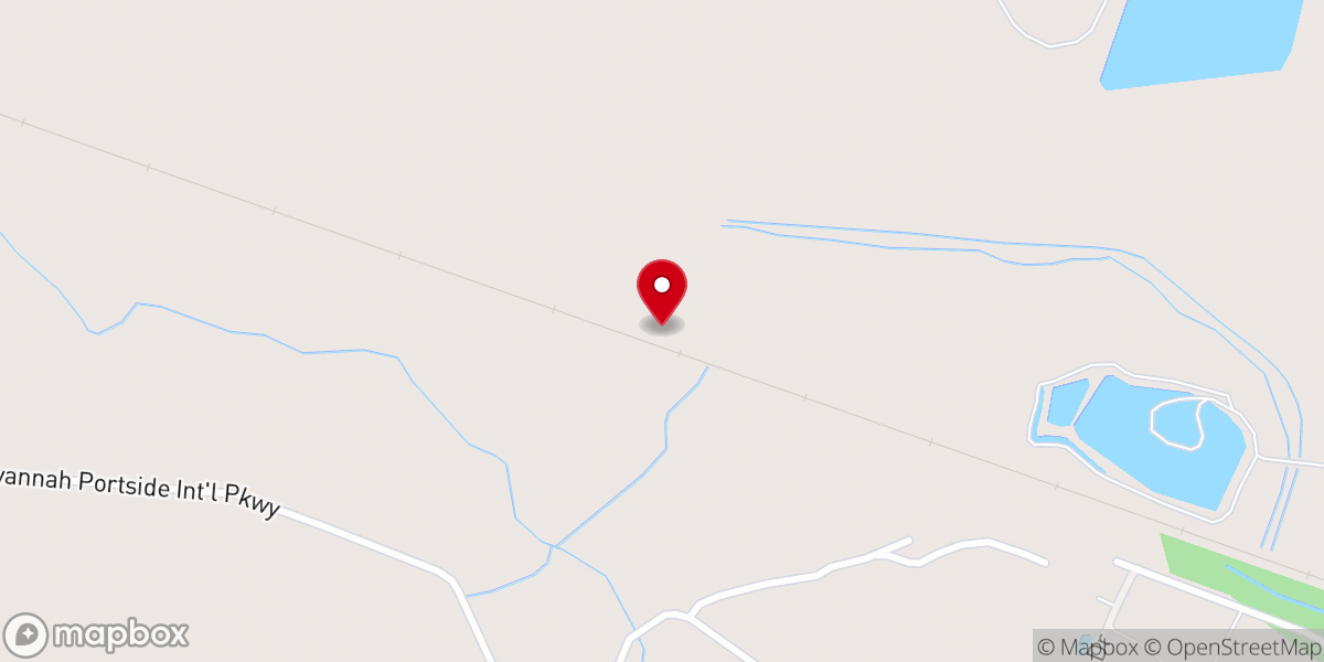 Map showing location of Piney Grove Baptist Church